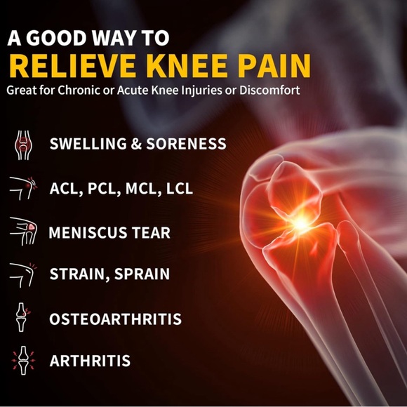 New CAMBIVO 2 Pack Knee Compression for Joint Pain Relief. - Picture 3 of 7